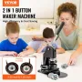 Button Maker Machine, flere størrelser 1,25+2,25 tommer badge