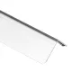 Stainless Steel Wall Corner Protector, 25 x 25 x 1217 mm , 10 Pack Metal Corner Guards, 304 Stainless Steel Edge Trim 90-Degree 