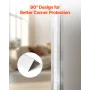 Alluminum Alloy Wall Corner Protector, 50 x 50 x 1217 mm, 12 Pack Metal Corner Guards, Edge Trim Protector 90-Degree Angle L Sha