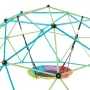 VEVOR Climbing Dome, 305cm Geometric Dome Climber with Saucer Swing, 453kg Loading Kid's Jungle Gym Playground, Easy-Assembly Ou