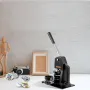 Button Maker Machine, flere størrelser 1,25+2,25 tommer badge