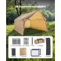 VEVOR Camping Hot Tent, 2 Persons Cabin Hot Tent with Stove Jack, Waterproof Winter Tents Shelters with Vents, Lightweight & Por