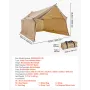 Camping Hot Tent, 2 Personer Cabin Hot Telt med komfurstik