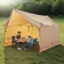 Camping Hot Tent, 2 Personer Cabin Hot Telt med komfurstik