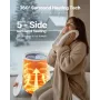 Towel Warmers for Bathroom, Towel Warmer Bucket Auto Shut Off for Spa Fits up to 3 Oversized Bath Towels, Blankets, Clothes, Bat