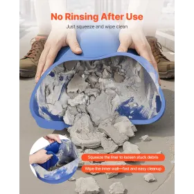 VEVOR 18.9L spandforing til betonblanding, genanvendelig silikonemørtel spandforing til tyndmaling betonepoxyblanding, kraftig-