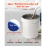 VEVOR 18.9L Bucket Liner for Concrete Mix, Reusable Silicone Mortar Bucket Liner for Thinset Paint Concrete Epoxy Mixing, Heavy-
