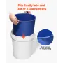 18.9L Bucket Liner for Concrete Mix, Reusable Silicone Mortar Bucket Liner for Thinset Paint Concrete Epoxy Mixing, Heavy-duty G