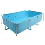 Frame Above Ground Swimming Pool, 3 x 2 x 0.762 m Rectangular Steel Metal Frame, Large Rectangle Outdoor Backyard Family Pool, E