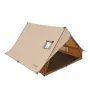 Camping Hot Tent, 2 Persons Cabin Tent with Stove Jack & Poles, Waterproof Winter Tents Shelters with Fireproof Ground Mat, Port