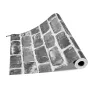 Peel and Stick Wallpaper, 45cm x 10m Contact Paper Gray Brick Waterpoof Self Adhesive, Easy to Clean & Peel Wall Decorative Viny