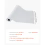 Peel and Stick Tapet, 45cm x 10m Kontaktpapir Hvidt Trækorn