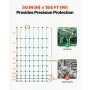 Electric Fence Netting, 1.27 m x 50 m, Livestock Net Fencing with Posts & Stakes, Portable Mesh Nets for Goats, Sheep, Deer, Hog