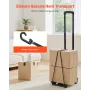 VEVOR Folding Hand Truck, 49.9 kg Load Capacity, Collapsible Luggage Cart with 2 Wheels & 1 Elastic Rope, Utility Dolly Platform