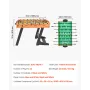 VEVOR sammenklappeligt bordfodboldbord, 106 cm standardstørrelsesbord, indendørs fuld størrelse bordfodboldborde til hjemmet,