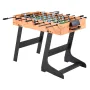 Folding Foosball Table, 106 cm Standard Size Table, Indoor Full Size Foosball Tables for Home, Family, and Game Room, Durable So