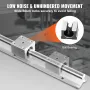 Linear Guide Rail Set, SBR16 1500mm, 2 stk 59 i/1500 mm SBR16