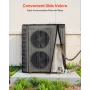 Air Conditioner Cover, 812 x 812 x 914 mm Ac Cover for Air Conditioning Unit, Dual-Layer, Detachable Canopy,Waterproof Polyester