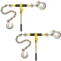 Ratchet Chain Binder, 4173 kg Working Load, Chain Binders Compatible with 10-12.7 mm Chains, Heavy Duty Ratchet Load Binder with