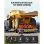 Ratchet Chain Binder, 8 mm x 3 m G80 Chains, 3629 kg Working Load of Ratchet Load Binder, Chains and Binders Set, Tie Down Hauli