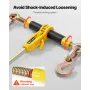 Ratchet Chain Binder, 8 mm x 3 m G80 Chains, 3629 kg Working Load of Ratchet Load Binder, Chains and Binders Set, Tie Down Hauli
