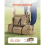 Hot Tent for 4 Persons, Camping Tipi Hot Tents with Stove Jack & Inner Tent, Portable Winter Camping Tents with Snow Skirt, Easy