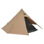 Hot Tent for 4 Persons, Camping Tipi Hot Tents with Stove Jack & Inner Tent, Portable Winter Camping Tents with Snow Skirt, Easy