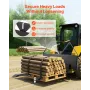 Skid Steer pallegafler, 1179 kg nominel kapacitet
