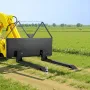 Skid Steer Pallet Forks, 1179 kg Rated Capacity, Pallet Fork Frame Attachment with 122 cm Pallet Forks Blades, 47.6 mm Ball Hitc