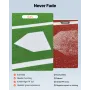 VEVOR Baseball Hitting Mat, 366x183cm Batting Cage Mat, Batters Box Turf Mats, Softball Batting Practice Equipment with Home Pla