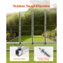 Chain Link hegnsforlænger, 18 pakker 695 mm forlængerhøjde