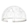 VEVOR Garden Dome Igloo, 3,6 x 2,2 m udendørs klart bobletelt til 4-7 personer, vejrbestandigt geodætisk kuppeldrivhus med