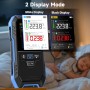 DewinLVD 3-i-1 EF MF RF håndholdt digital elektromagnetisk feltdetektor