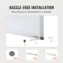 Calendar Whiteboard, 36 x 24 Inches Magnetic Dry Erase Calendar Board, Monthly Planner Whiteboard for Wall, 1 Magnetic Erase & 2