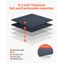 Tæppefliser 610x610 mm, 15 Pack Peel and Stick Tæppe Firkantet