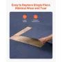 Carpet Tiles 610x610 mm, 15 Pack Peel and Stick Carpet Square Rug, Self Adhesive Commercial Floor Soft Padded for Seamless Cover