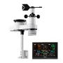 5-in-1 Wireless Weather Station, 7.5 inch / 190.5 mm VA Display, Solar Powered Outdoor Sensor, Rain Gauge, Indoor Outdoor for We