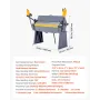 VEVOR Box and Pan Brake, 1220 mm/48 inch Sheet Metal Bending Brake, 12-Gauge Mild Steel Capacity, 0-135 Degree Adjustable, Metal