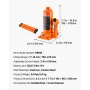 Hydraulic Bottle Jack, 6 Ton Load Capacity, 195-375 mm Lifting Range, Heavy Duty Hydraulic Welded Bottle Jack for Car, SUV, Pick
