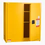 VEVOR Flammable Cabinet, 109.2 x 46 x 118 cm, 29 Gallon Flammable Storage Cabinet with Adjustable Shelf, Cold-Rolled and Galvani