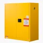 VEVOR Flammable Cabinet, 109.2 x 46 x 118 cm, 29 Gallon Flammable Storage Cabinet with Adjustable Shelf, Cold-Rolled and Galvani