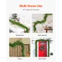 Christmas Garland, 1524 mm Realistic Norfolk Pine Garland, Evergreen Real Touch Artificial Faux Greenery Garlands, for Holiday I