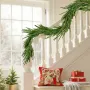 Christmas Garland, 1524 mm Realistic Norfolk Pine Garland, Evergreen Real Touch Artificial Faux Greenery Garlands, for Holiday I