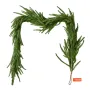 Christmas Garland, 1524 mm Realistic Norfolk Pine Garland, Evergreen Real Touch Artificial Faux Greenery Garlands, for Holiday I