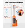 VEVOR Hydraulic Bottle Jack, 4 Ton Load Capacity, 185-350 mm Lifting Range, Heavy Duty Hydraulic Welded Bottle Jack for Car, SUV