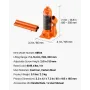 Hydraulic Bottle Jack, 4 Ton Load Capacity, 185-350 mm Lifting Range, Heavy Duty Hydraulic Welded Bottle Jack for Car, SUV, Pick