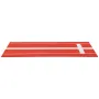 Softball Pitching Mat, 305x92cm Baseball Pitching Rubber Mound, Antifade Turf and Antislip Foam Backing Portable Training Aid, F