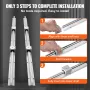 Linear Guide Rail Set, SBR20 1000mm, 2 stk 39,4 in/1000 mm
