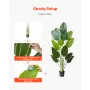 VEVOR Artificial Bird of Paradise 1829 mm Tall, Fake Tropical Plants with with 13 Trunks & White Pot, Faux Floor Silk Tree, Larg
