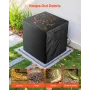Air Conditioner Cover, 960 x 960 x 1010 mm Ac Cover for Air Conditioning Unit, Three-Layer, Waterproof Polyester Fabric, Mesh Ve
